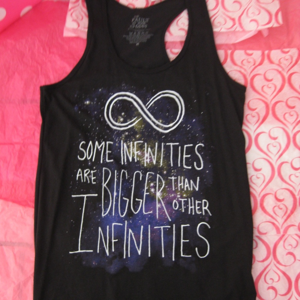 The Fault In Our Stars Shirt Medium Infinities